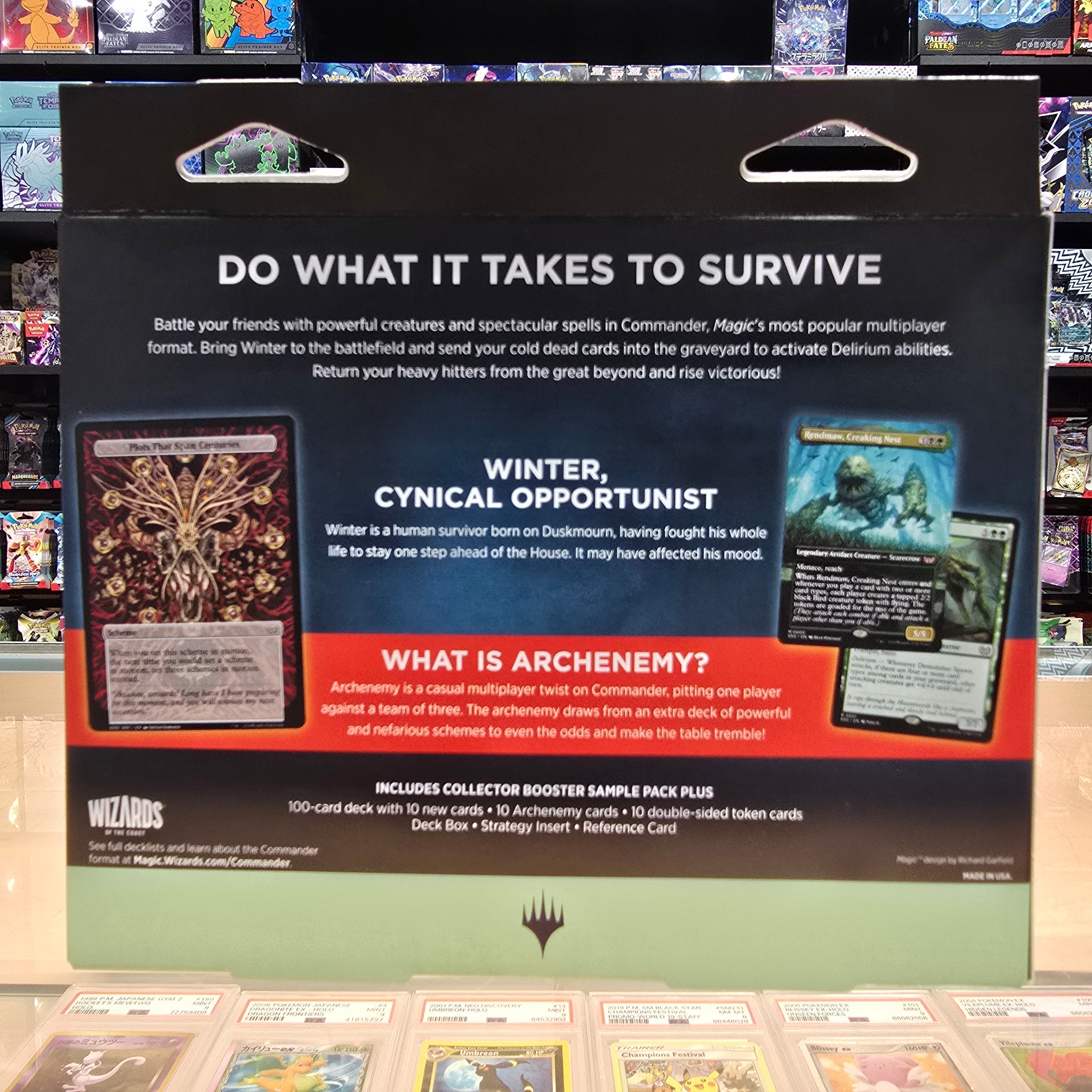 Hot Sale The Gathering - Duskmourn: House of Horror - Commander Deck (Death Toll)