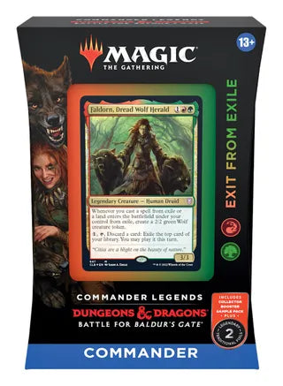 Hot Sale The Gathering - Commander Legends: Battle for Baldur's Gate - Commander Deck (Exit from Exile)