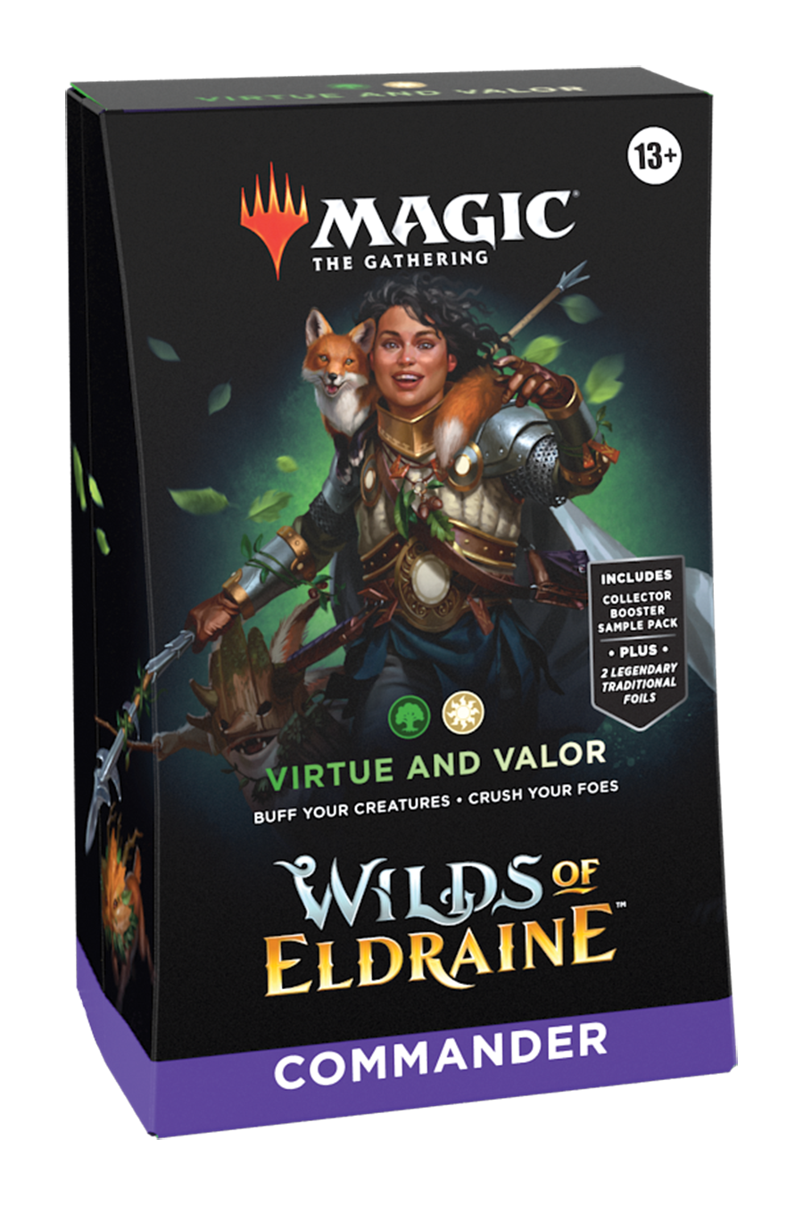 Hot Sale The Gathering - Wilds of Eldraine - Commander Deck (Virtue and Valor)