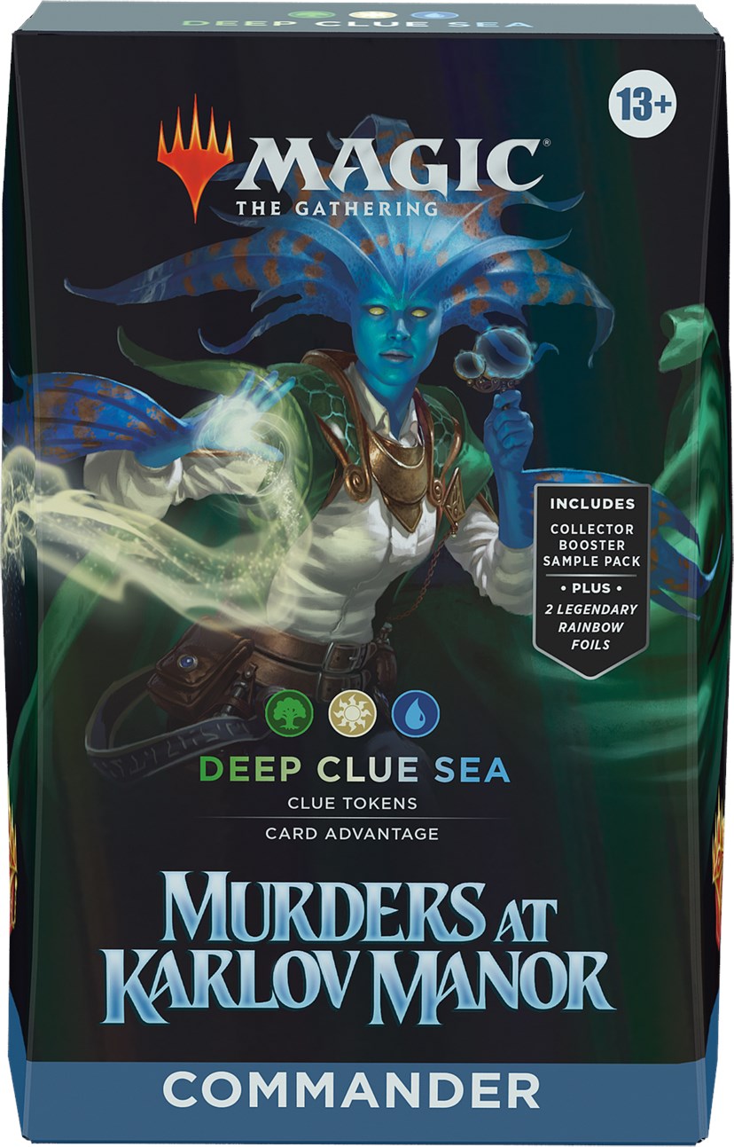 Hot Sale The Gathering - Murders at Karlov Manor - Commander Deck (Deep Clue Sea)
