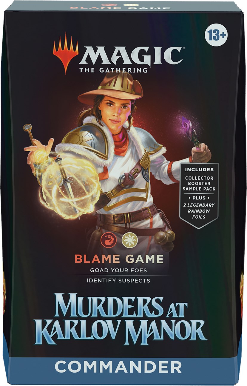 Hot Sale The Gathering - Murders at Karlov Manor - Commander Deck (Blame Game)