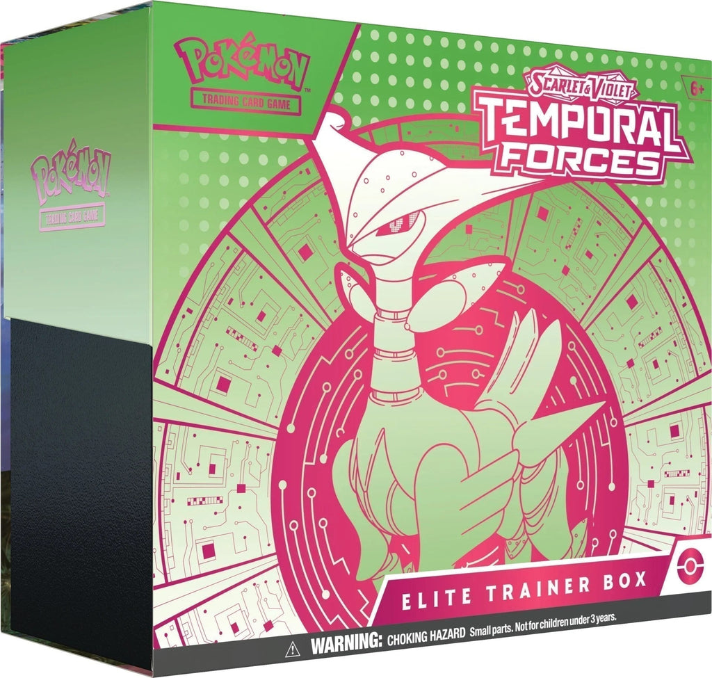 Hot Sale : Scarlet & Violet: Temporal Forces - Elite Trainer Box (Iron Leaves)