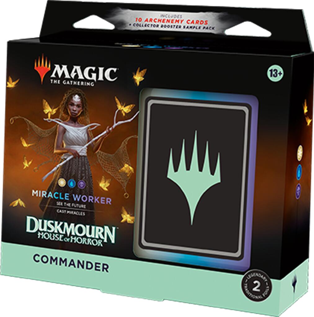 Hot Sale The Gathering - Duskmourn: House of Horror - Commander Deck (Miracle Worker)