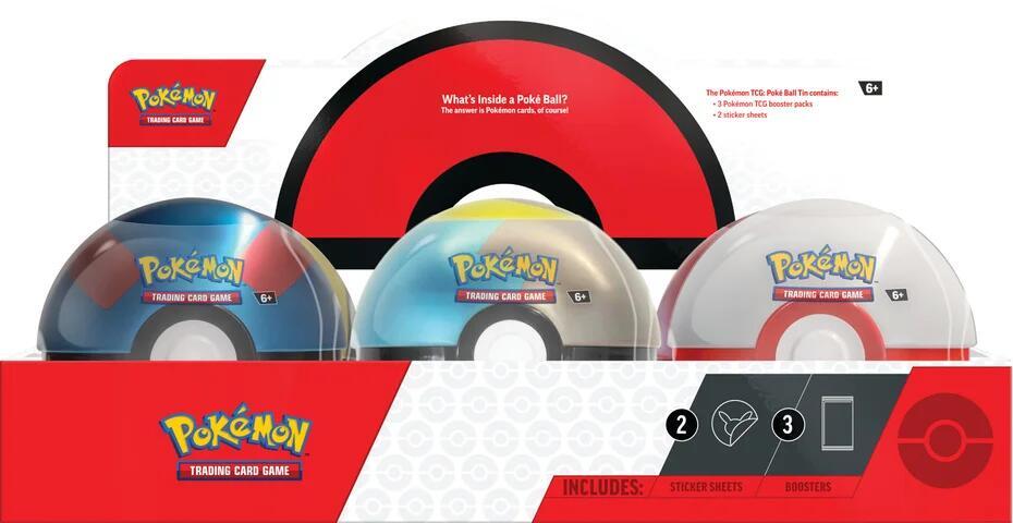 Hot Sale : Poke Ball Tin Display (Fall 2024)