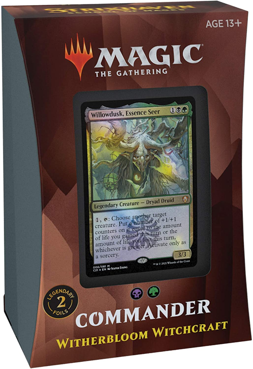 Hot Sale The Gathering - Strixhaven: School of Mages - Commander Deck (Witherbloom Witchcraft)