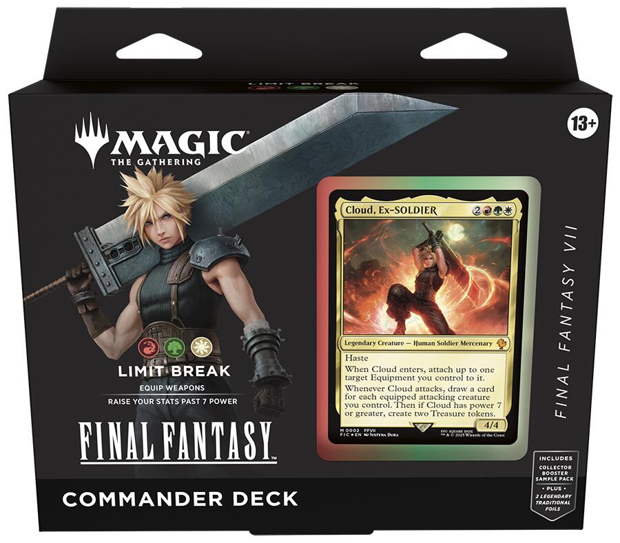 Hot Sale The Gathering - FINAL FANTASY - Commander Deck (Limit Break FINAL FANTASY VII)