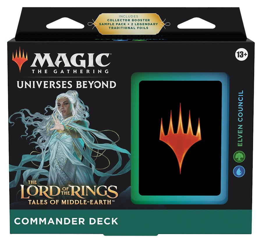 Hot Sale The Gathering - The Lord of the Rings: Tales of Middle-earth - Commander Deck (Elven Council)