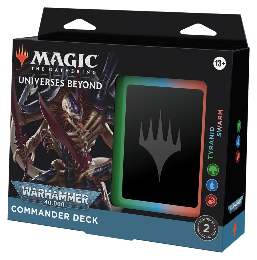 Hot Sale The Gathering - Universes Beyond: Warhammer 40.000 - Commander Deck (Tyranid Swarm)