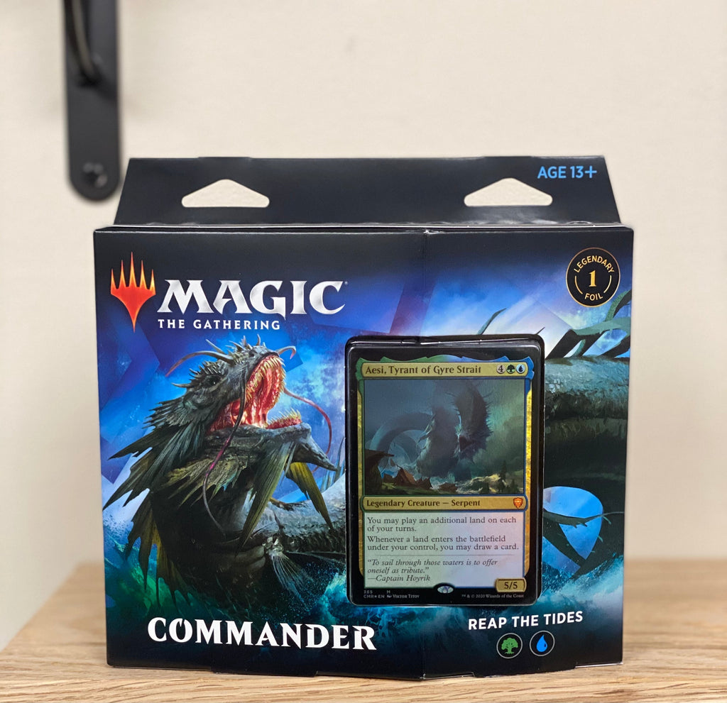 Hot Sale The Gathering - Commander Legends Commander Deck - Reap The Tides