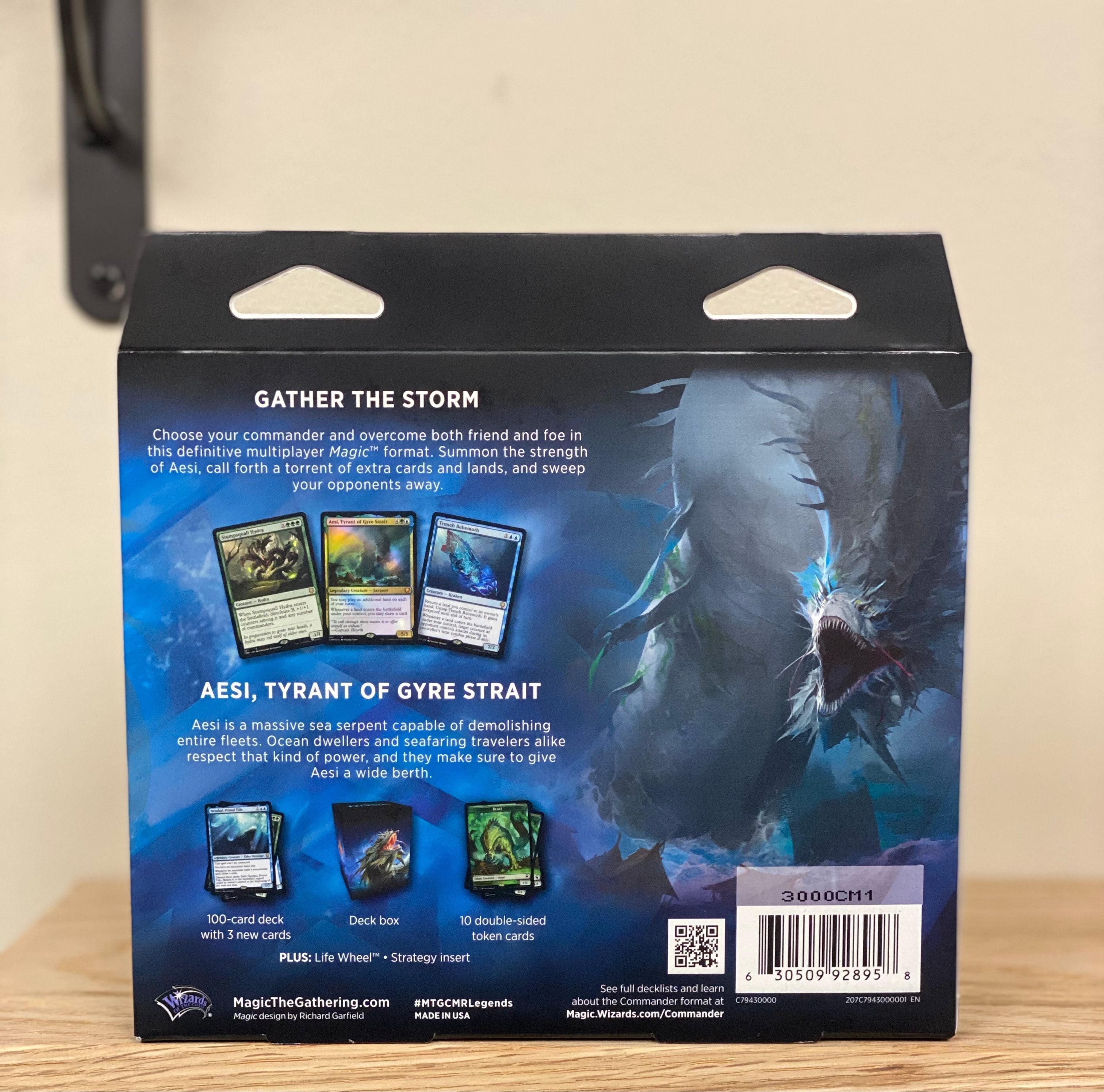 Hot Sale The Gathering - Commander Legends Commander Deck - Reap The Tides