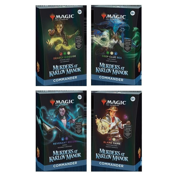 Hot Sale The Gathering - Murders at Karlov Manor - Commander Deck Display