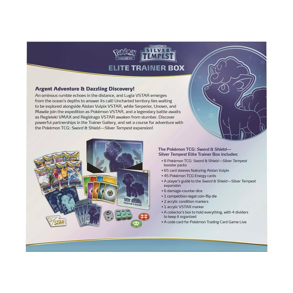 Hot Sale : Sword & Shield: Silver Tempest - Elite Trainer Box