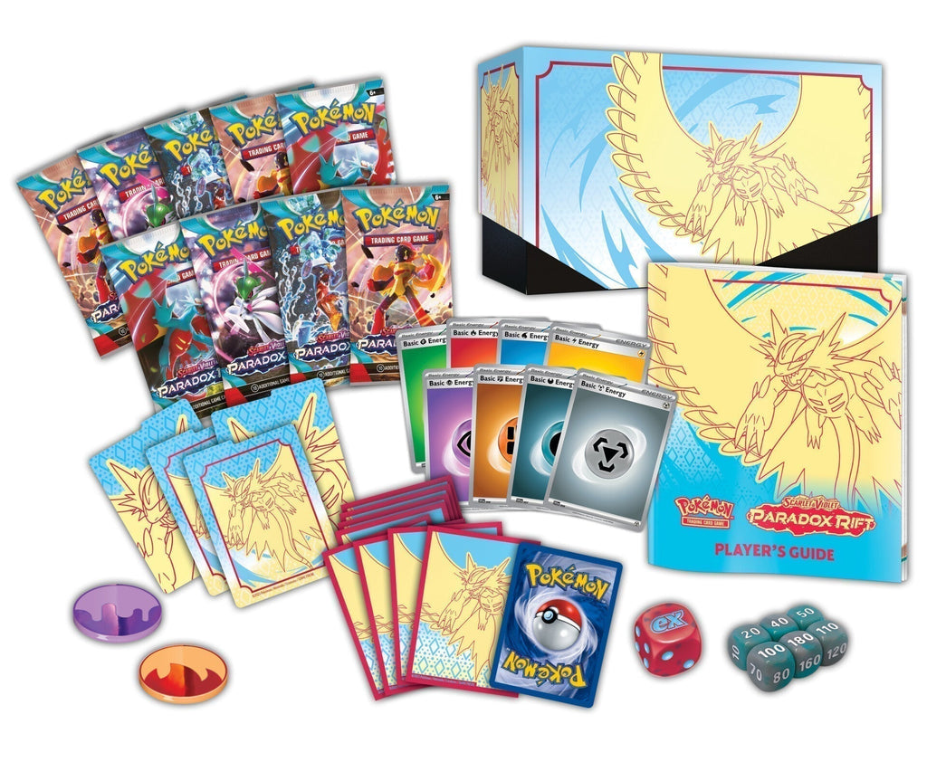 Hot Sale : Scarlet & Violet: Paradox Rift - Elite Trainer Box (Roaring Moon)