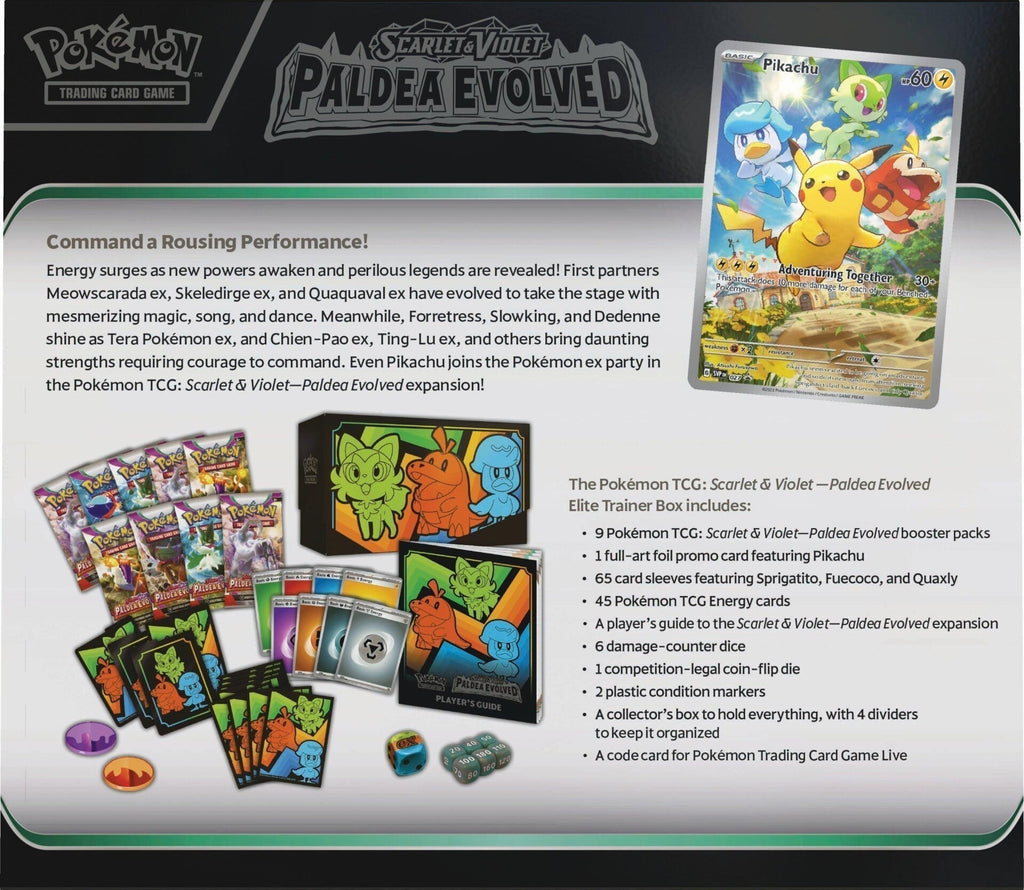 Hot Sale : Scarlet & Violet: Paldea Evolved - Elite Trainer Box