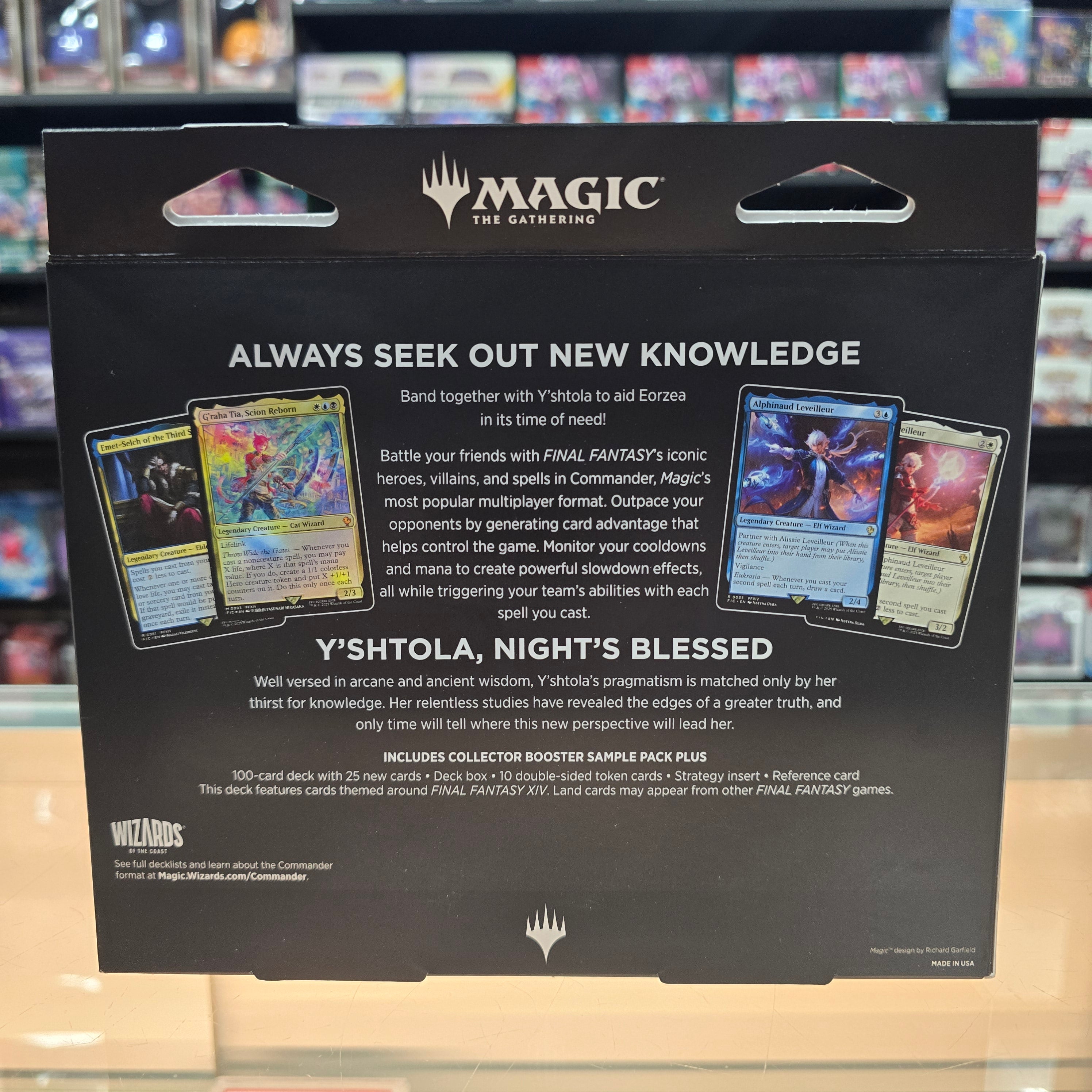 Hot Sale The Gathering - FINAL FANTASY - Commander Deck - (Scions & Spellcraft FINAL FANTASY XIV)