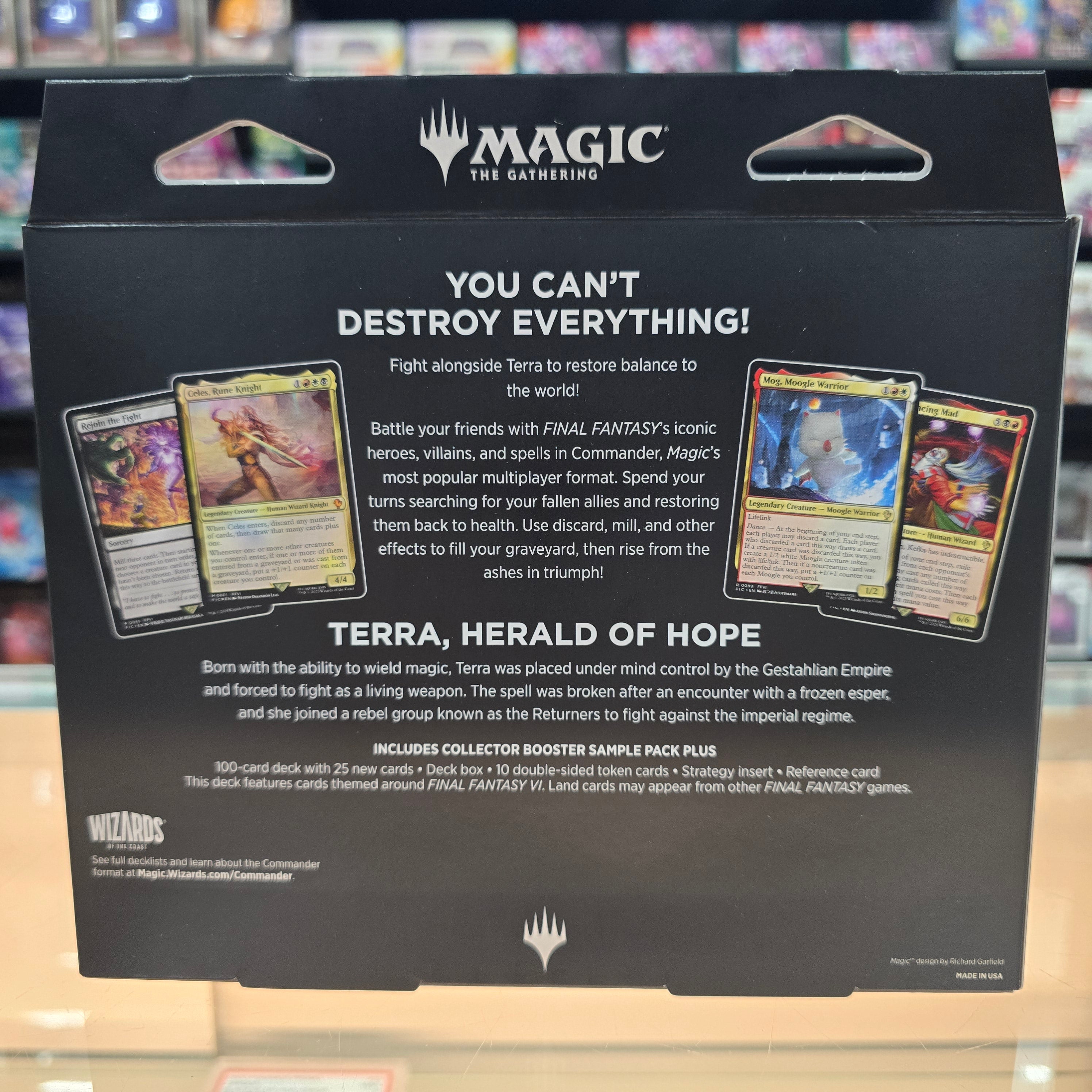 Hot Sale The Gathering - FINAL FANTASY - Commander Deck (Revival Trance FINAL FANTASY VI)