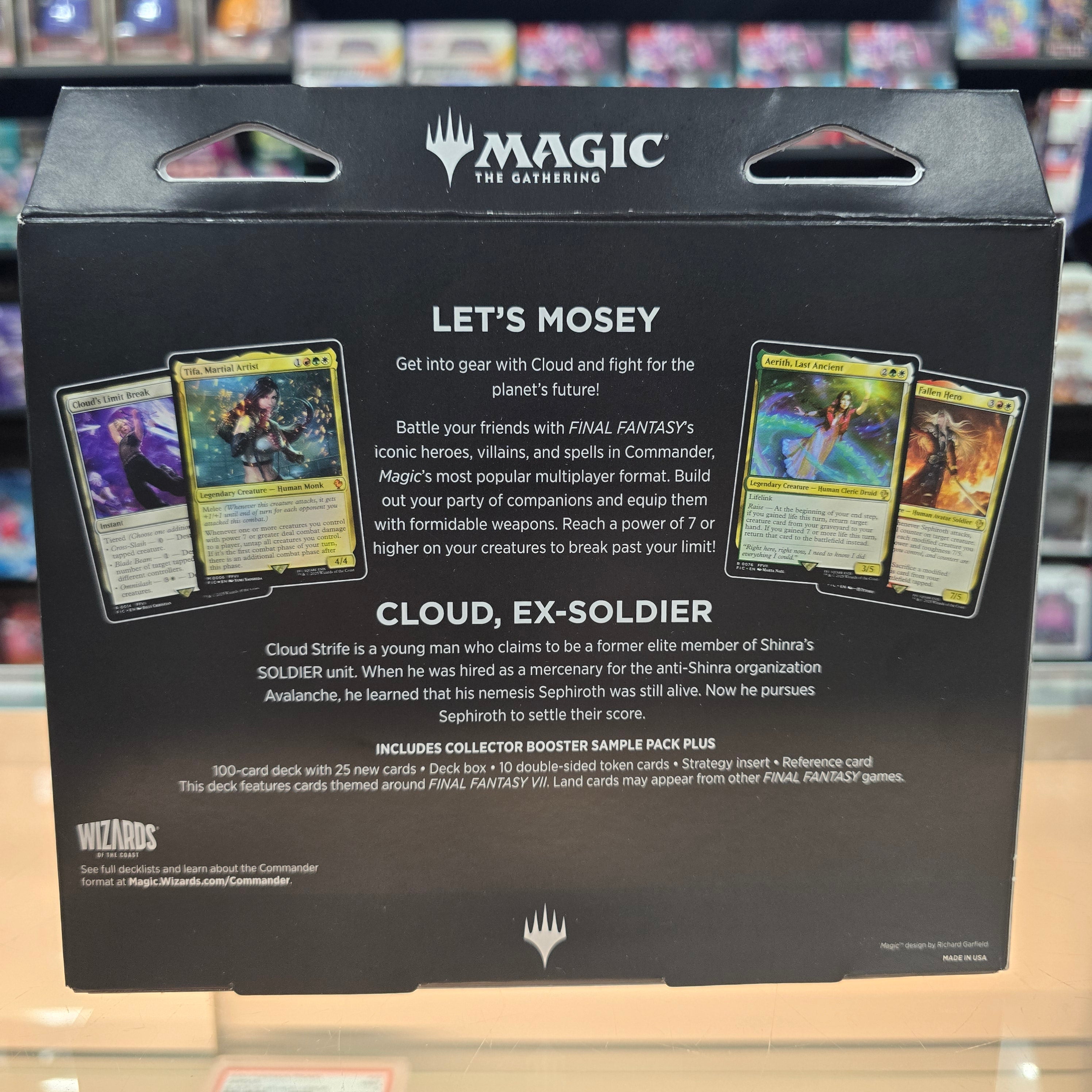 Hot Sale The Gathering - FINAL FANTASY - Commander Deck (Limit Break FINAL FANTASY VII)