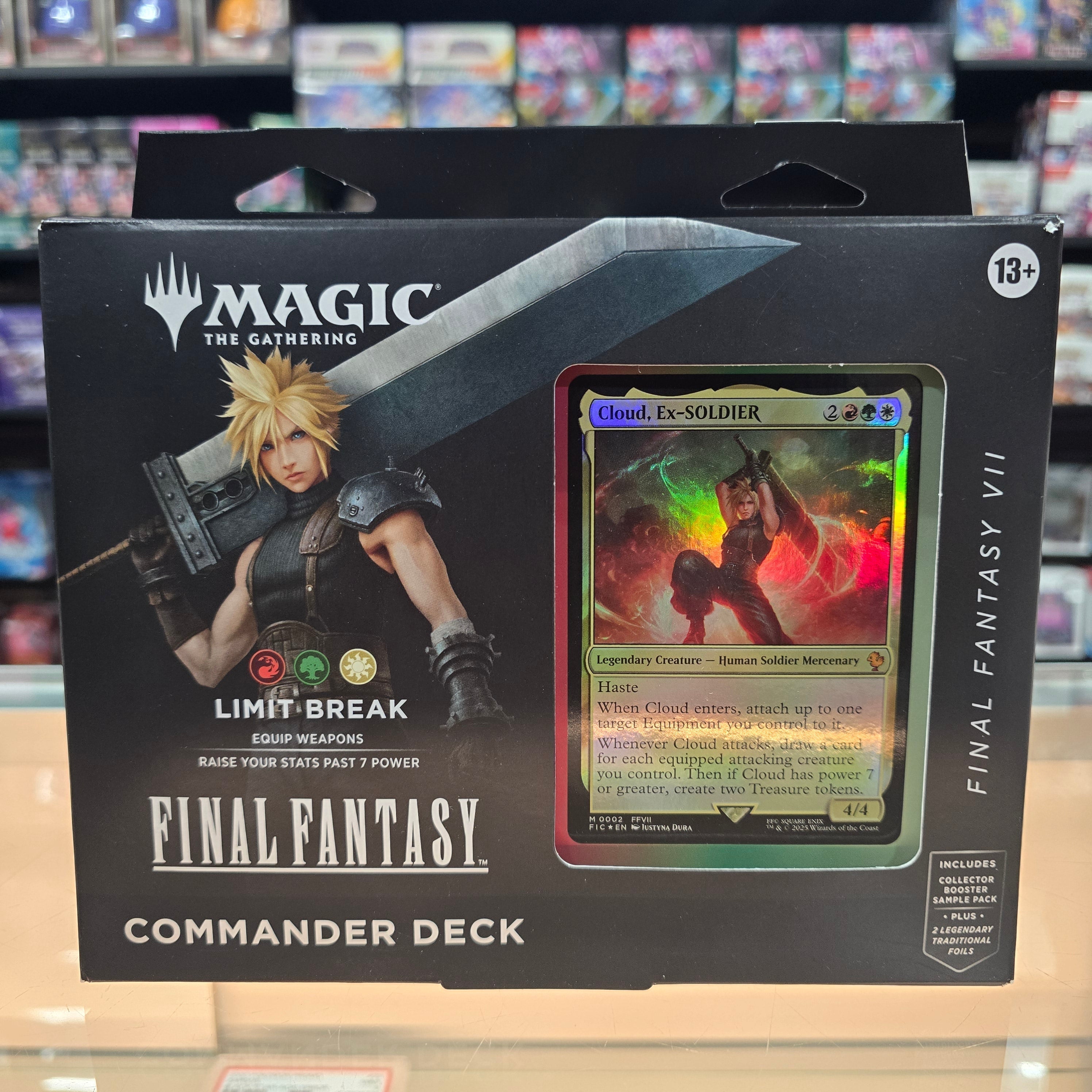 Hot Sale The Gathering - FINAL FANTASY - Commander Deck (Limit Break FINAL FANTASY VII)